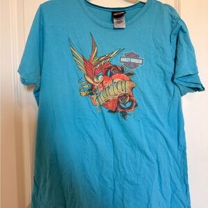 Harley-Davidson Turquoise Tee